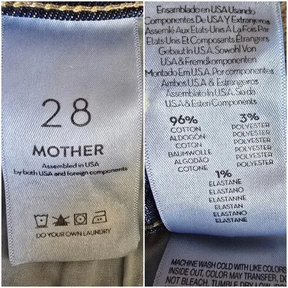 MOTHER Blue Cropped Jeans - Picture 16 of 16